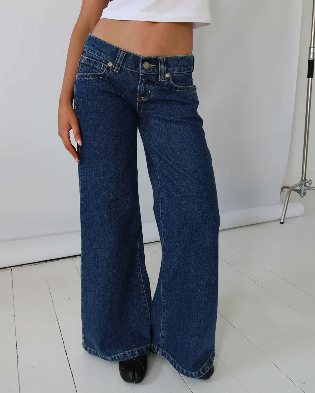 00 Wide Tara Denim Jeans - Tara
