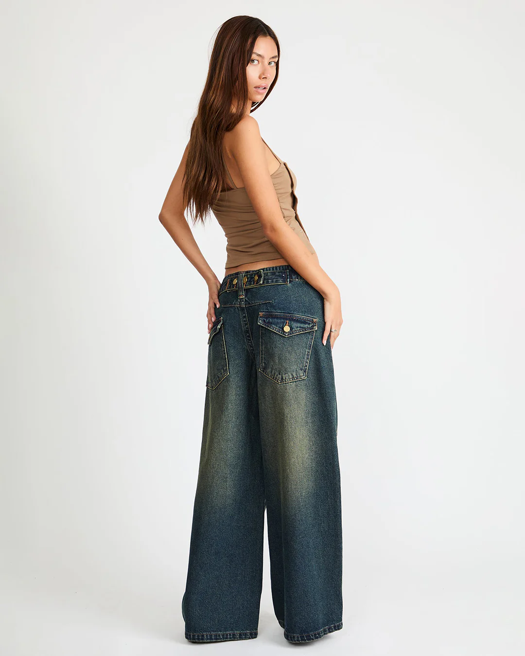00 Mega Baggy Denim Jeans - Riley - Image 5