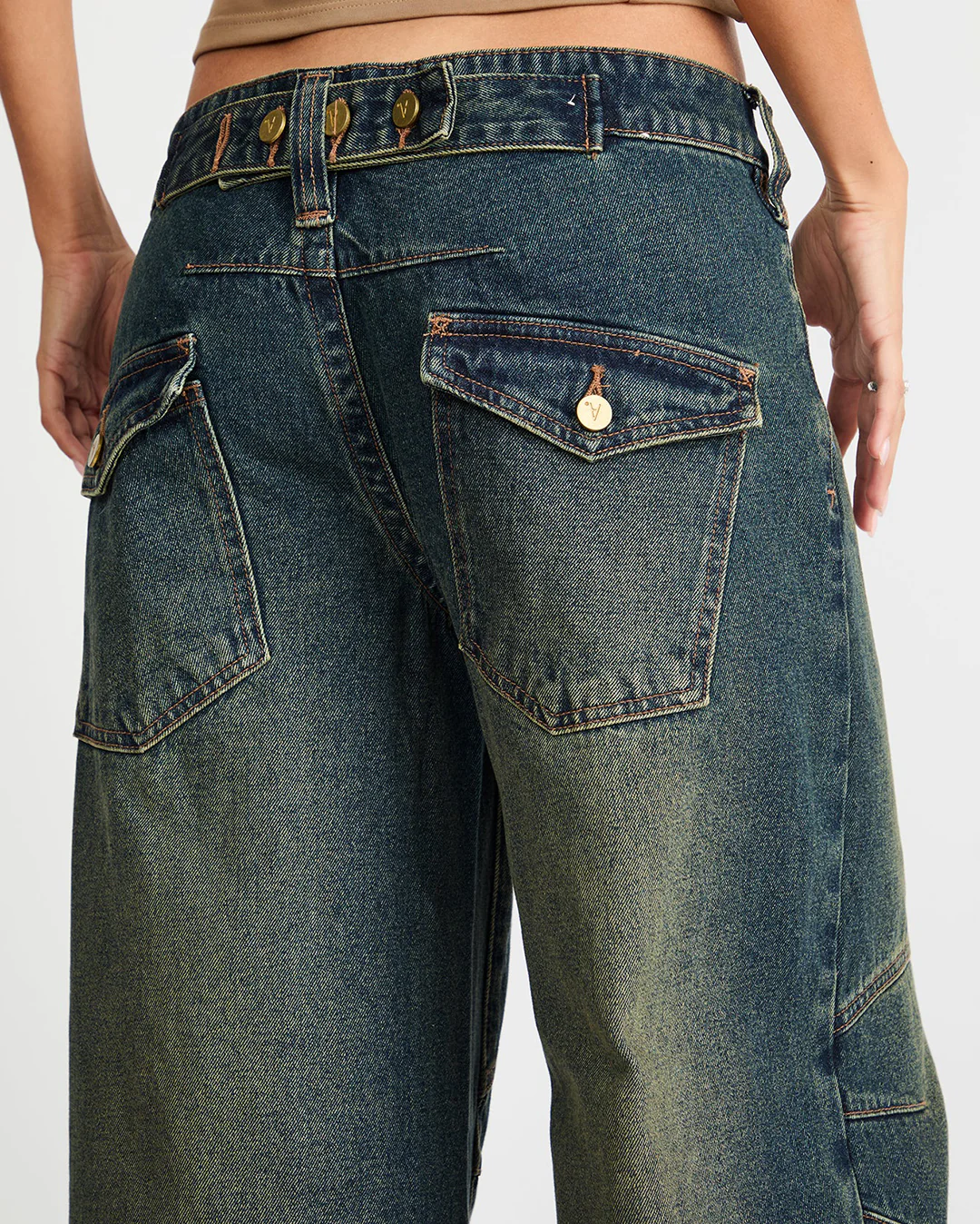 00 Mega Baggy Denim Jeans - Riley - Image 7