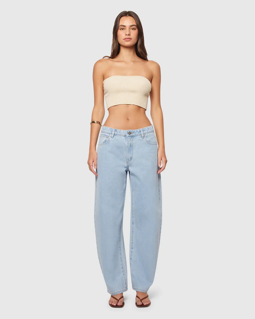 95 Kendall Barrell Denim Jeans Light Vintage Blue - Light Vintage Blue - Image 2