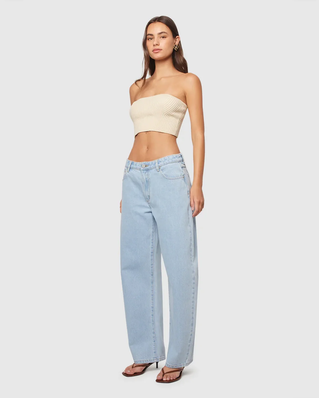 95 Kendall Barrell Denim Jeans Light Vintage Blue - Light Vintage Blue - Image 4