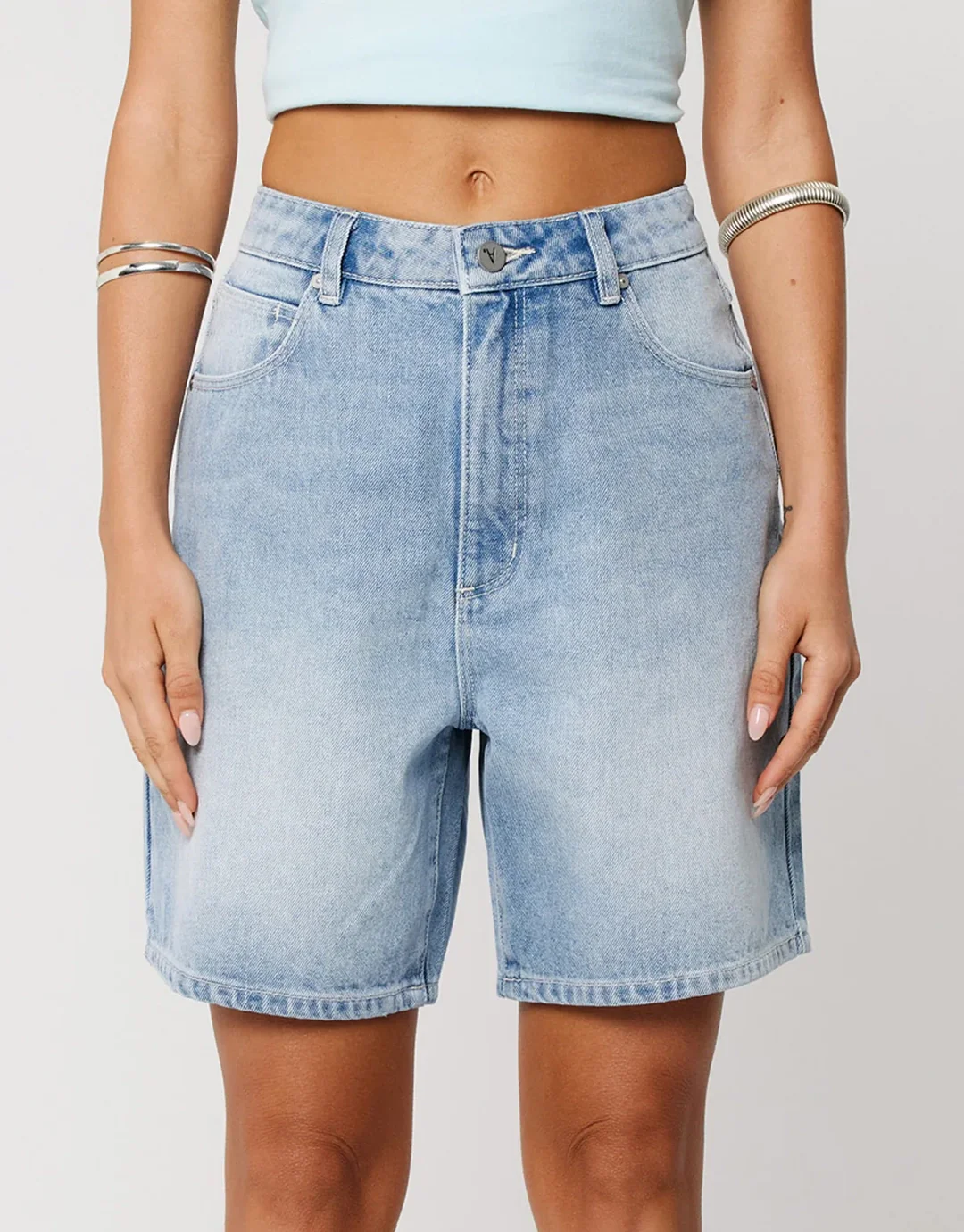 Carrie Denim Shorts - Jordan Worn - Image 2