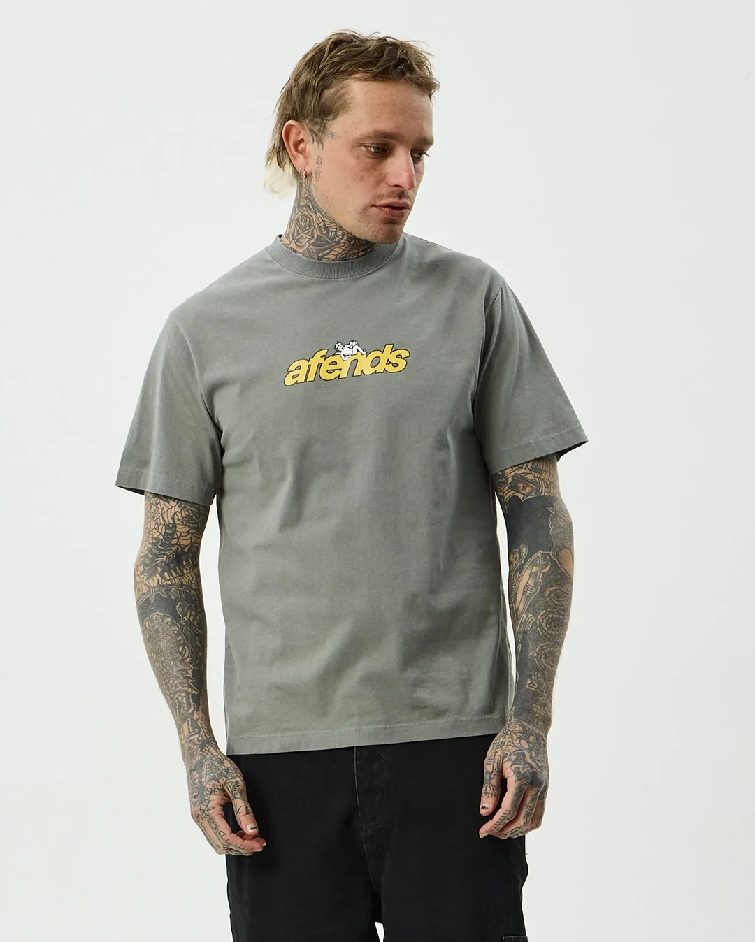 Angel Boy Retro Tee - Washed Sycamore