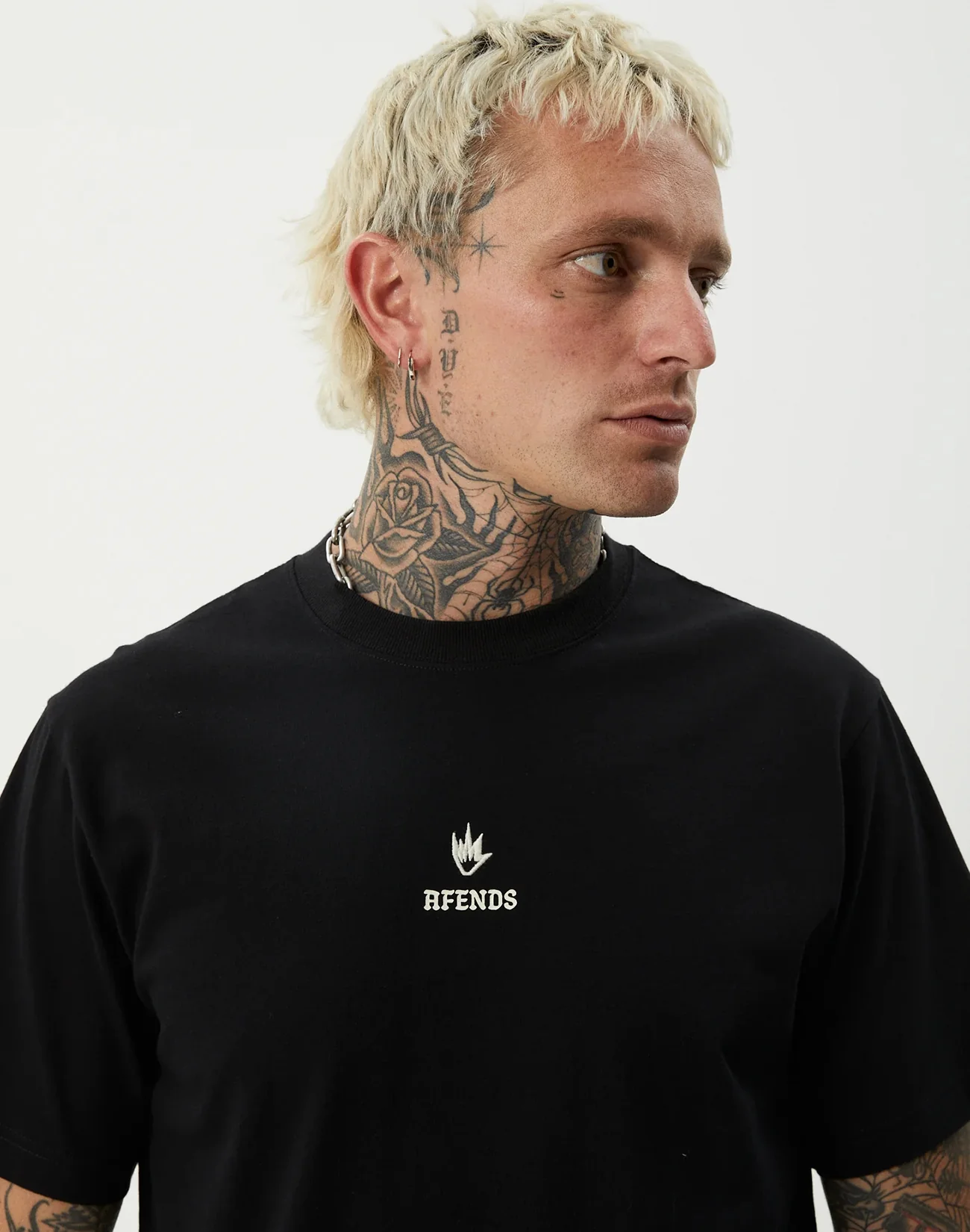 Burnin Retro T-Shirt - Black - Image 2