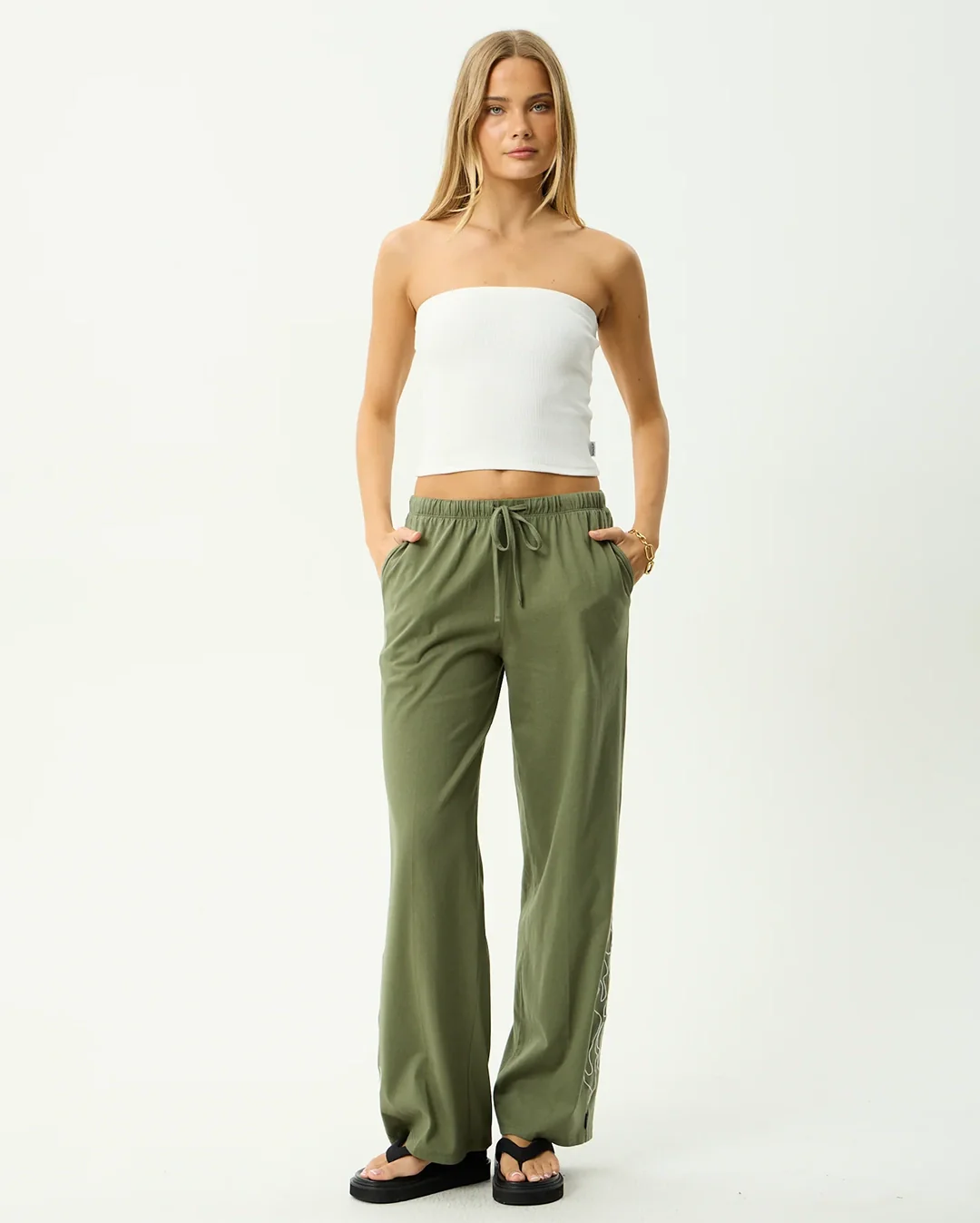 Dirts - Jersey Pant - Deep Olive - Image 2