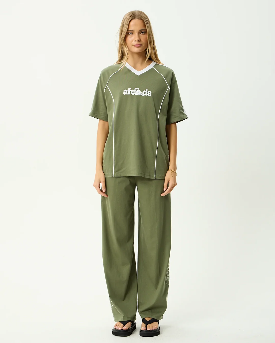 Dirts - Oversized T-Shirt - Deep Olive - Image 2
