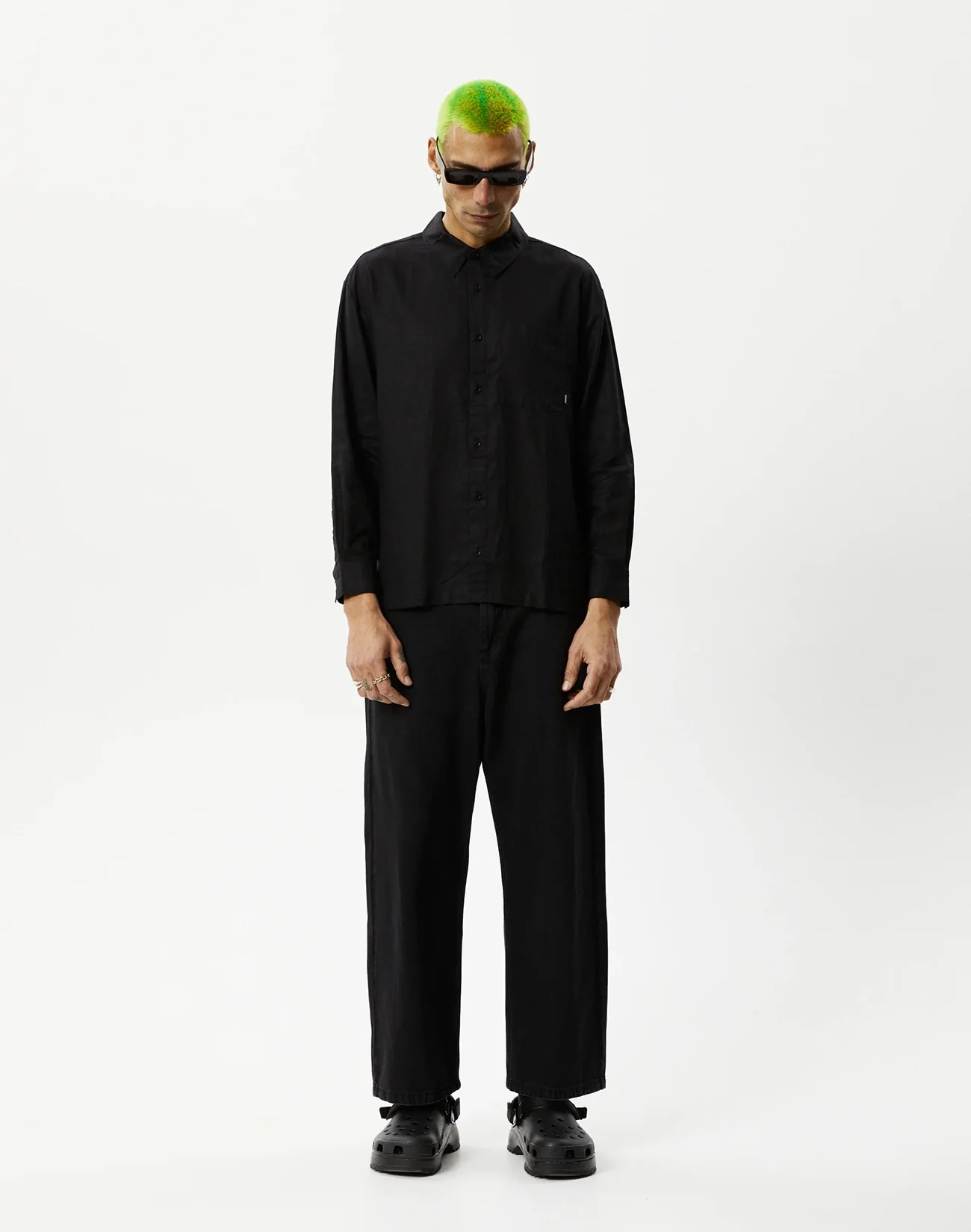 Everyday Long Sleeve Shirt - Black - Image 5