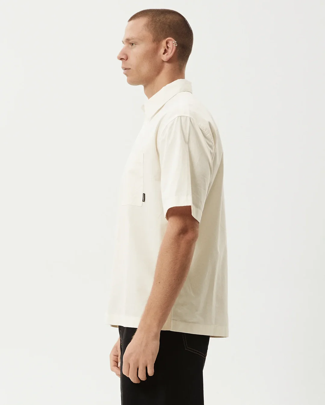 Everyday Short Sleeve Shirt - Off White - Image 5