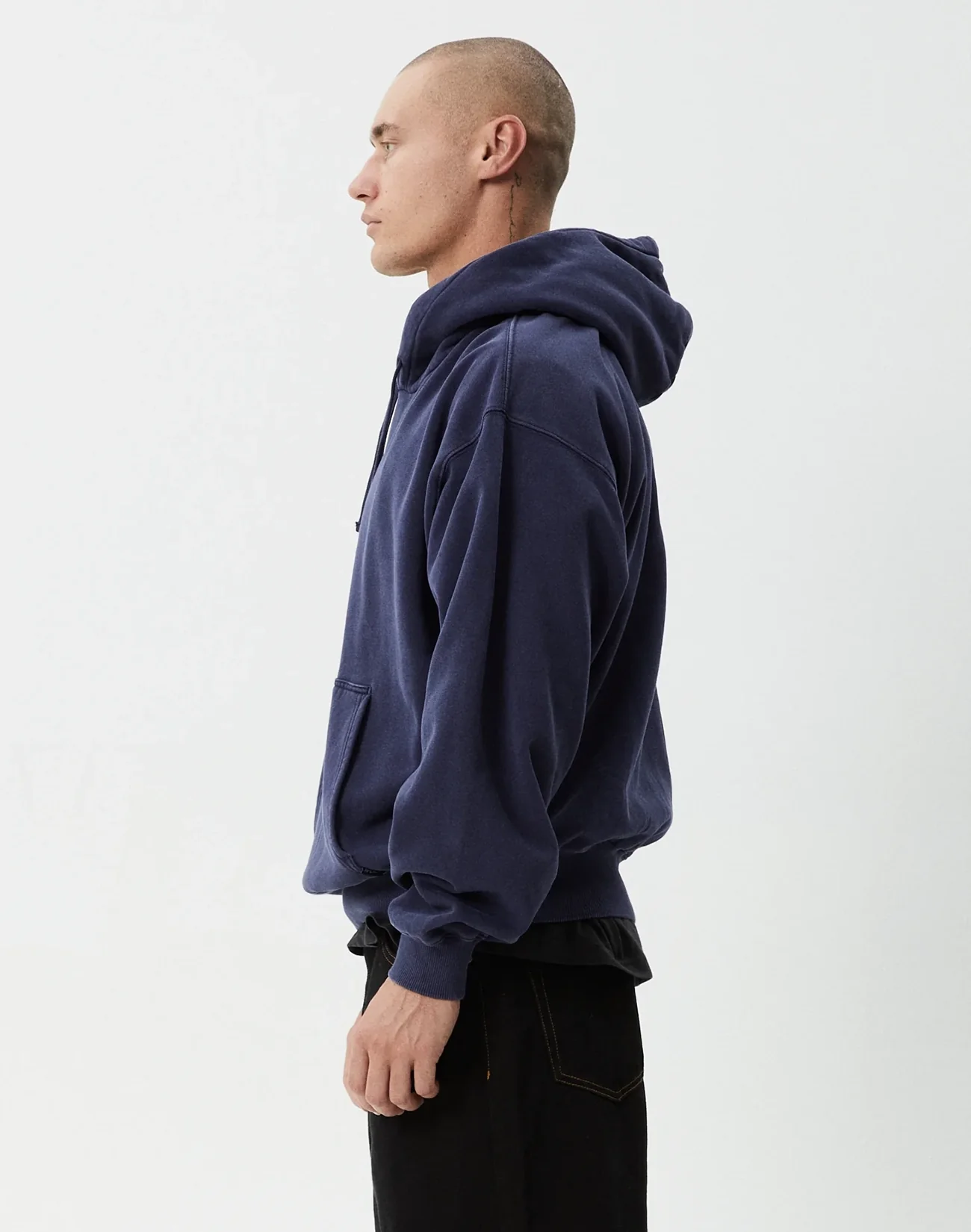Genesis Boxy Hoodie - Washed Deep Sea - Image 5