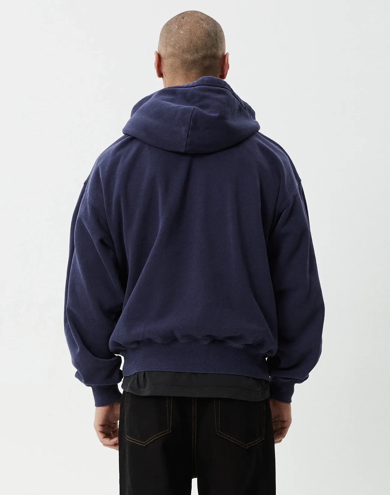 Genesis Boxy Hoodie - Washed Deep Sea - Image 6