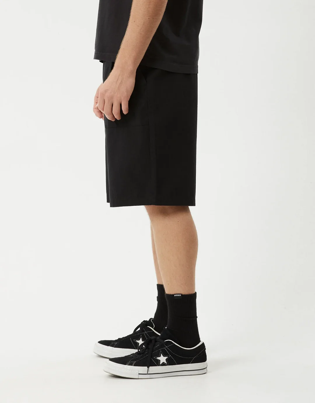 Glider 22" Pleated Shorts - Black - Image 7