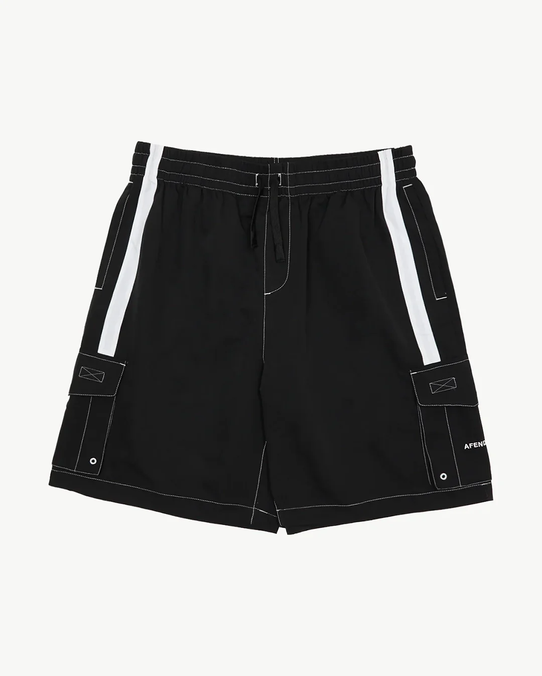 House Related 20" Cargo Swim ShortS - Black - Image 2