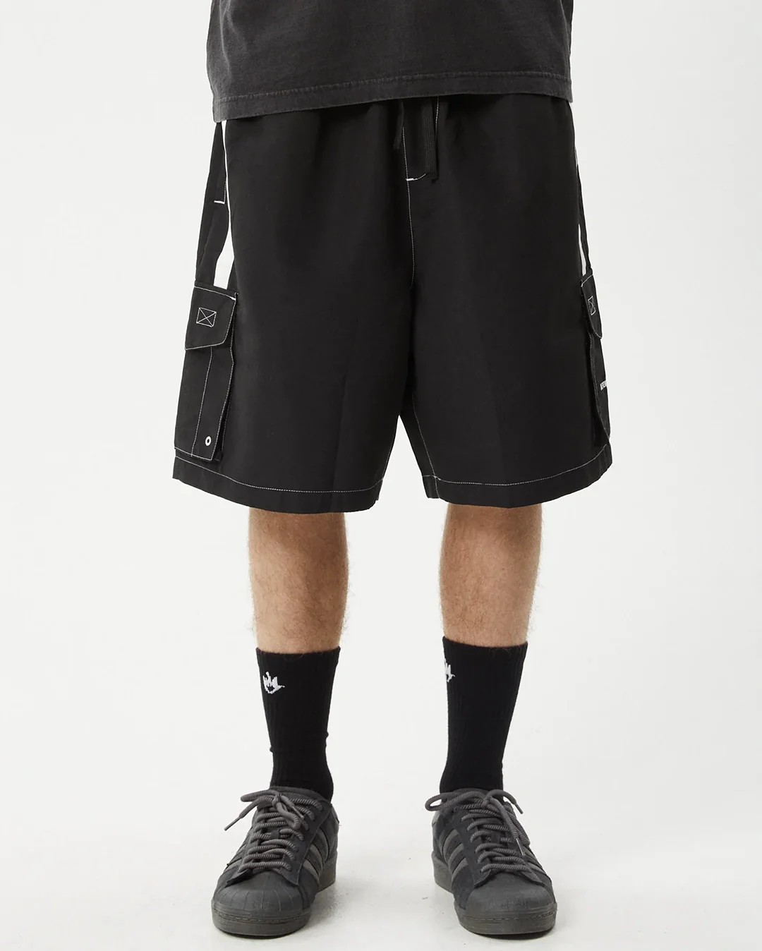 House Related 20" Cargo Swim ShortS - Black - Image 4