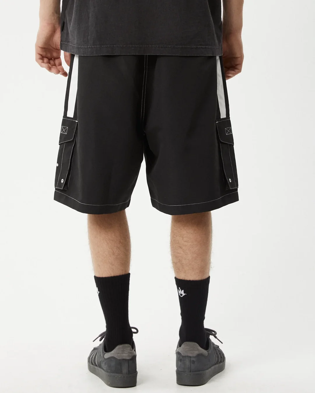 House Related 20" Cargo Swim ShortS - Black - Image 7