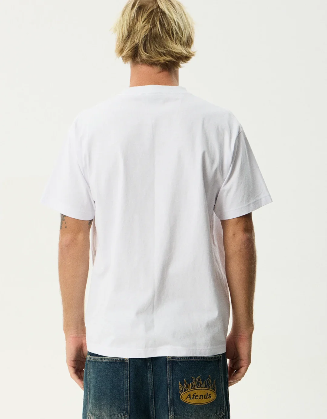 Liquid Metal Heavyweight Boxy T-Shirt - White - Image 5