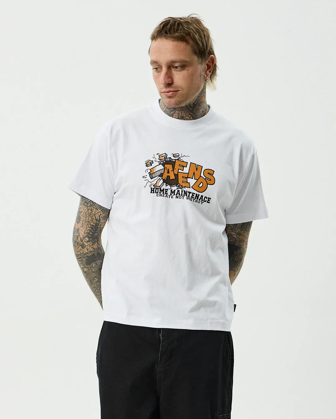 Maintenance Boxy Tee - White