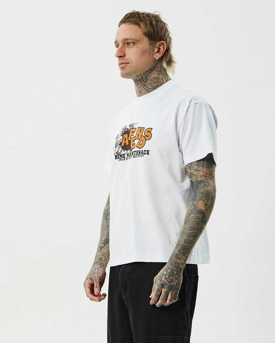 Maintenance Boxy Tee - White - Image 2