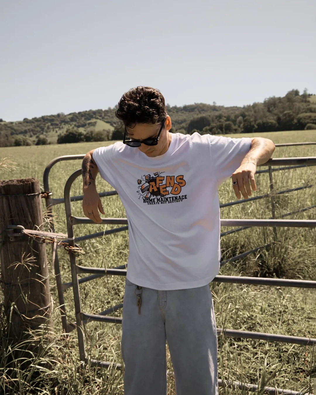 Maintenance Boxy Tee - White - Image 7