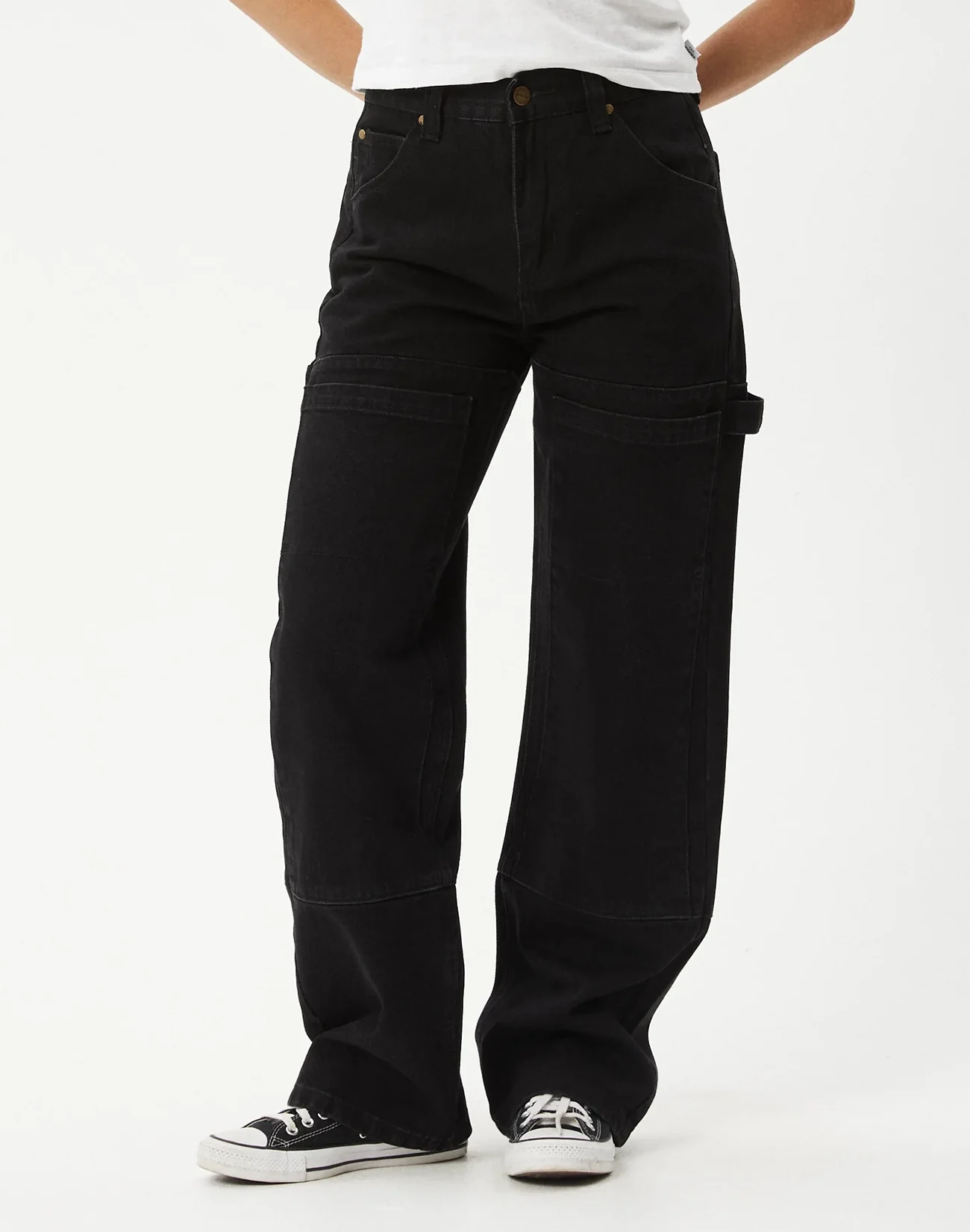 Moss Denim Workwear Jeans - Washed Black