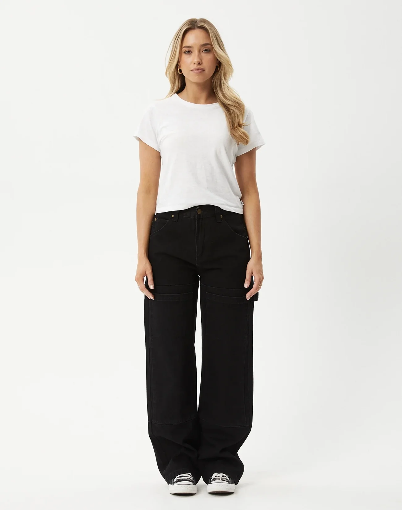 Moss Denim Workwear Jeans - Washed Black - Image 2