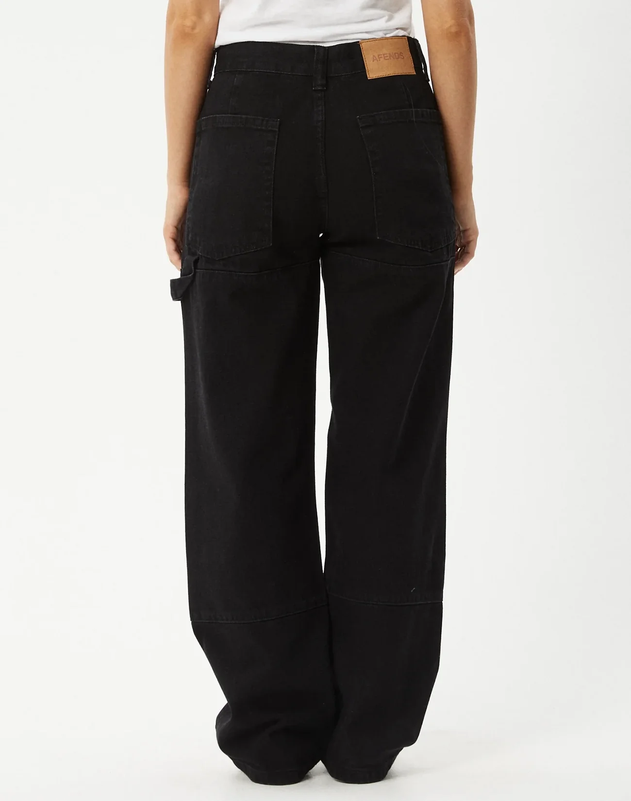Moss Denim Workwear Jeans - Washed Black - Image 7