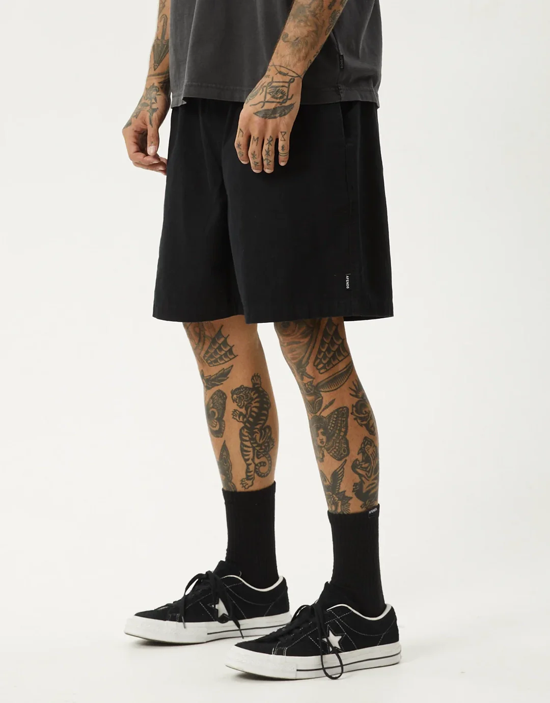 Ninety Eights Oversized 20" Shorts - Black - Image 3