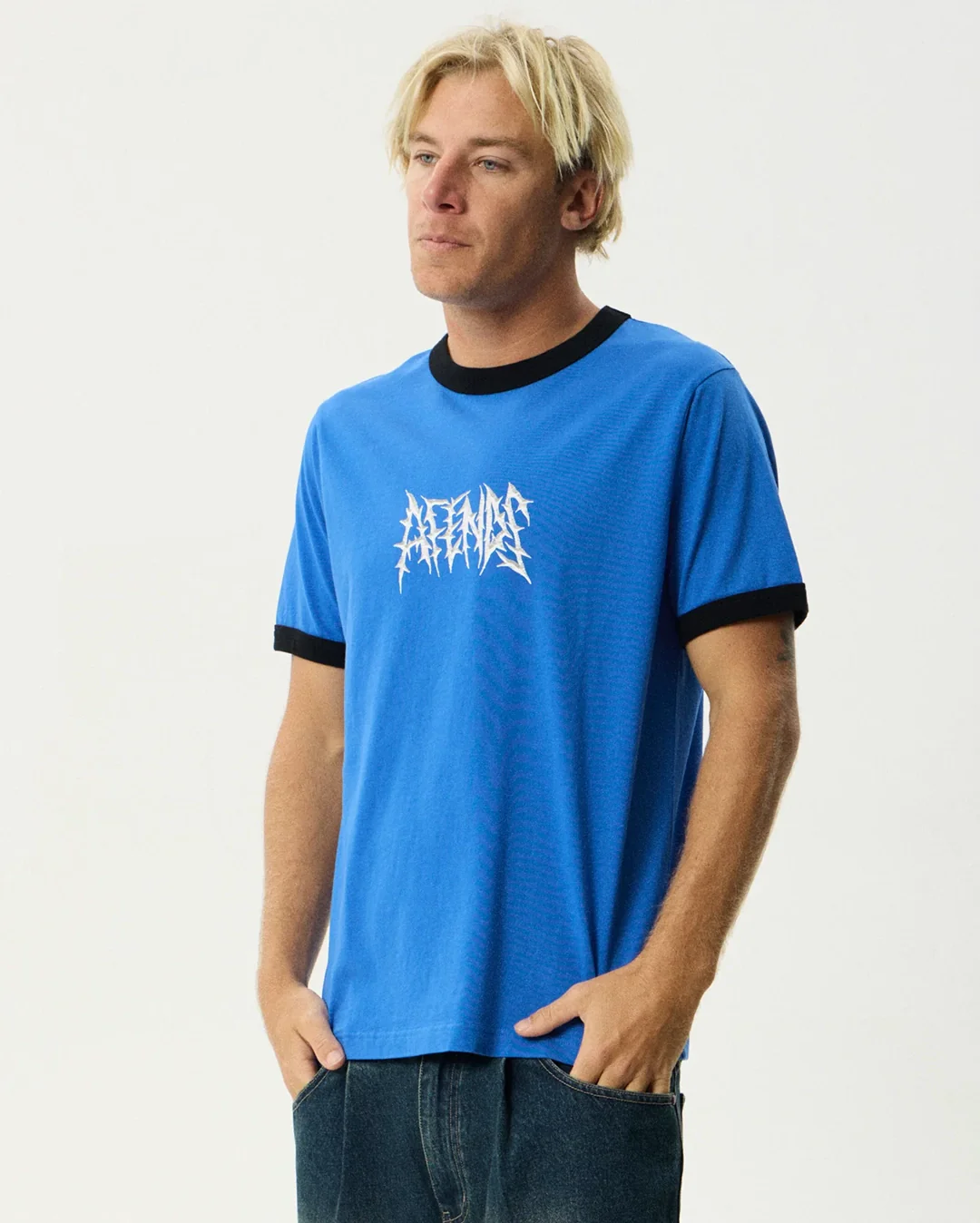 Rising Ringer T-Shirt - Marina