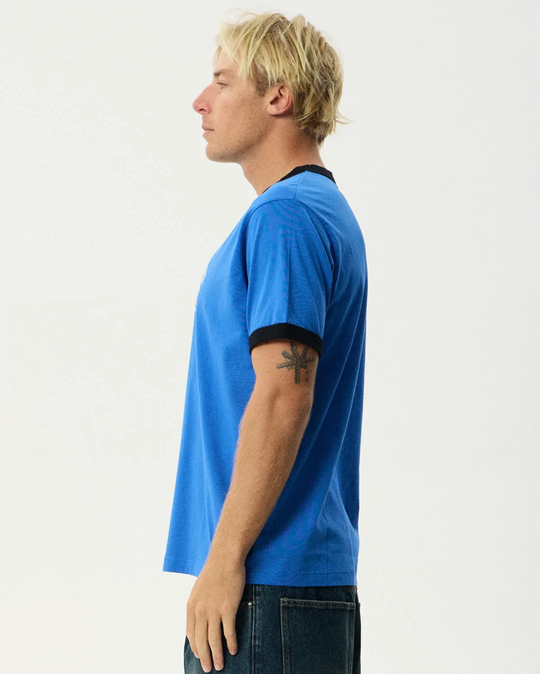 Rising Ringer T-Shirt - Marina - Image 3