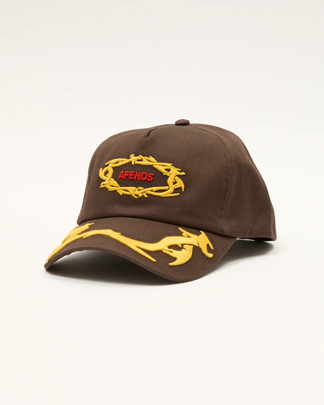 Rocked Recycled Five Panel Cap - Coffee - Image 2