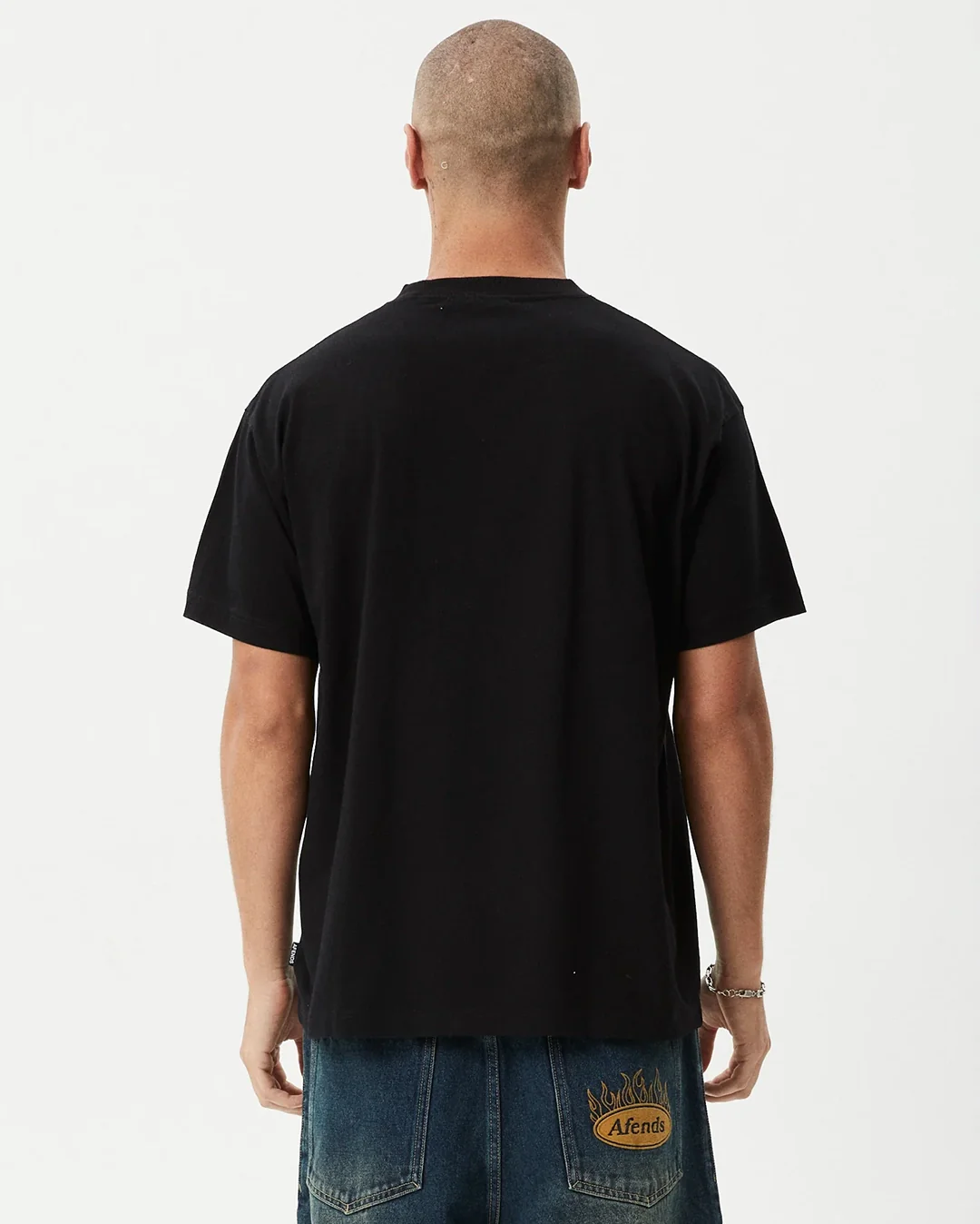 Skeletor Boxy T-Shirt - Black - Image 4