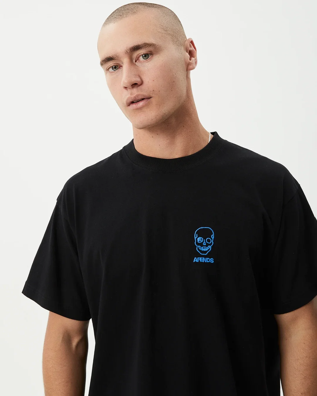 Skeletor Boxy T-Shirt - Black - Image 5