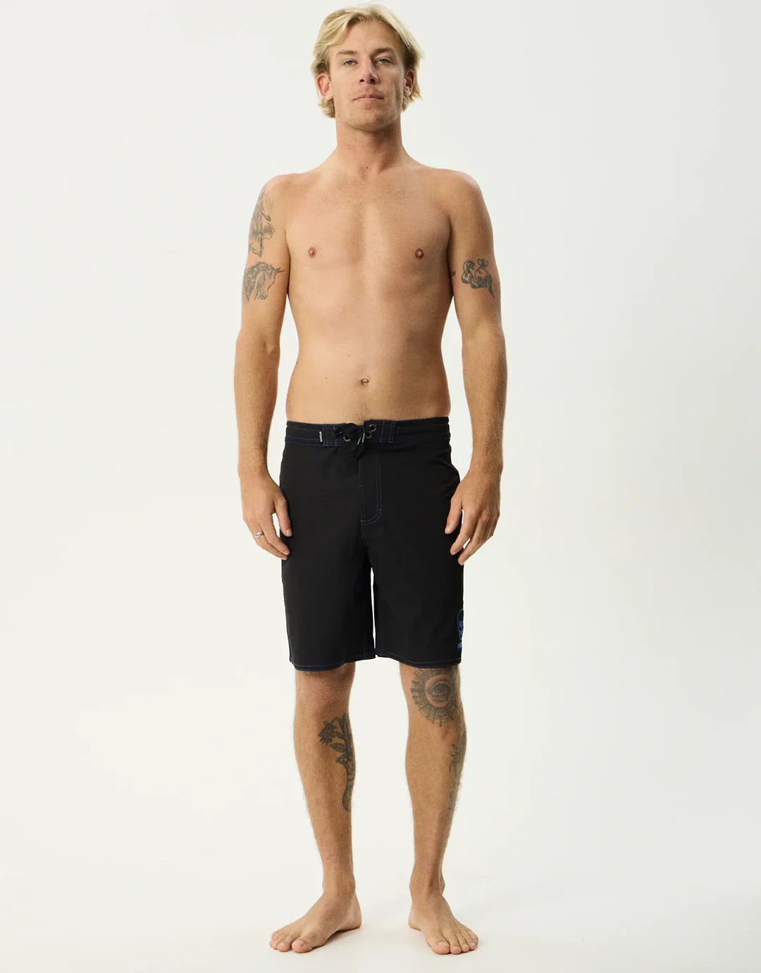Skeletor Surf Related 19" Boardshorts - Black - Image 3