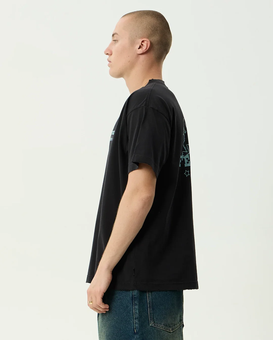 Sonoran Boxy Tee - Stone Black - Image 5