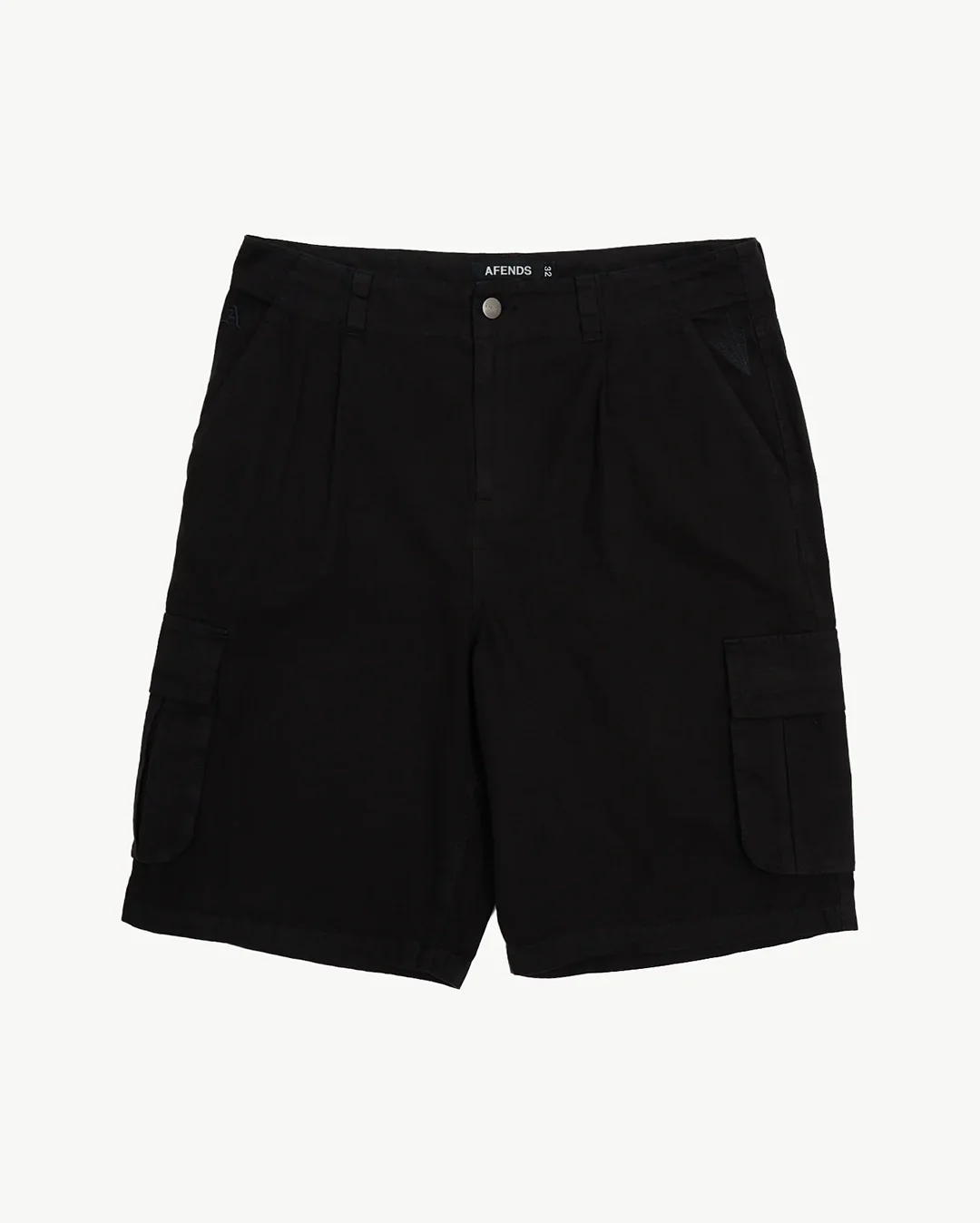 Summit 22" Pleated Cargo Short - Washed Black - Image 8