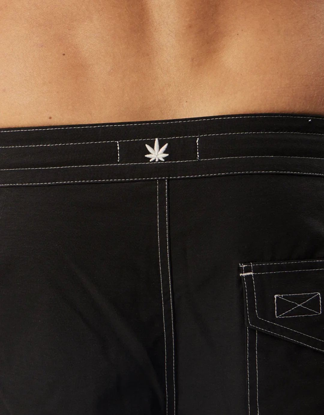 Surf Related Fixed Waist 20" Boardshorts - Black - Image 5
