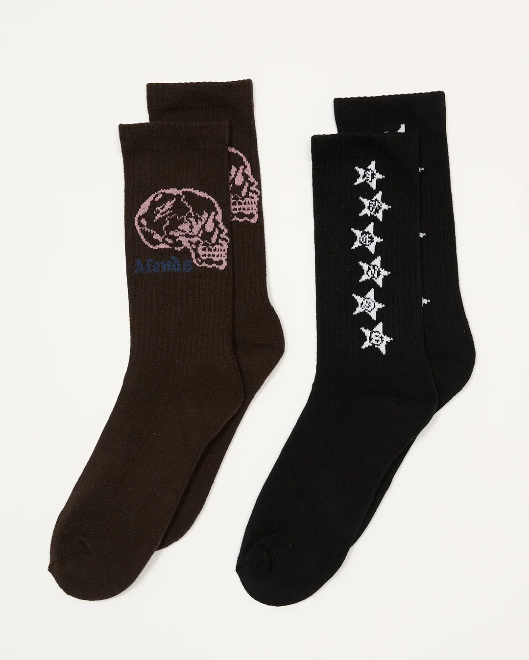 Temporal Live Recycled Socks Two Pack - Multi