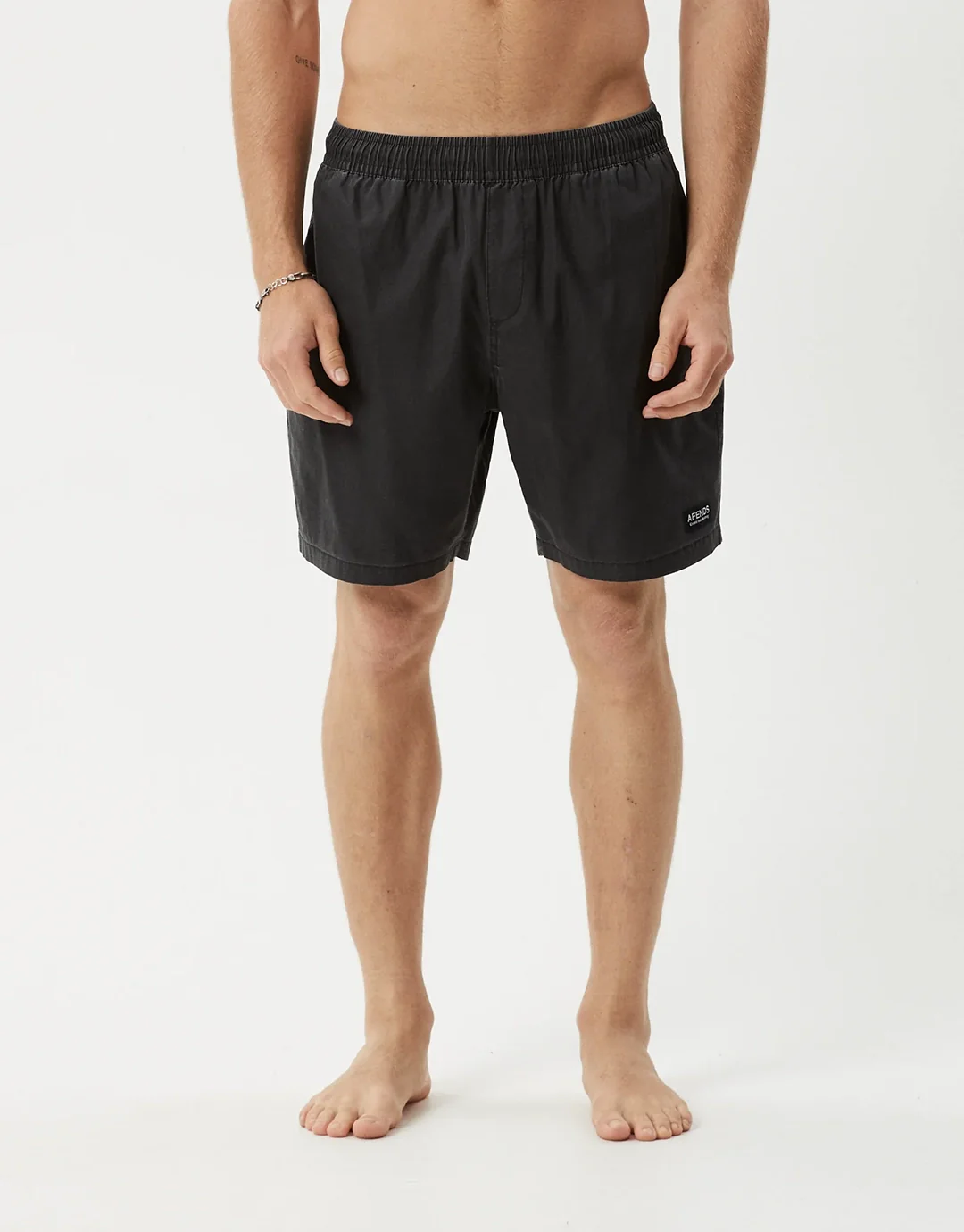 The Dopamine 18" Swim Shorts - Black Acid Wash - Image 4