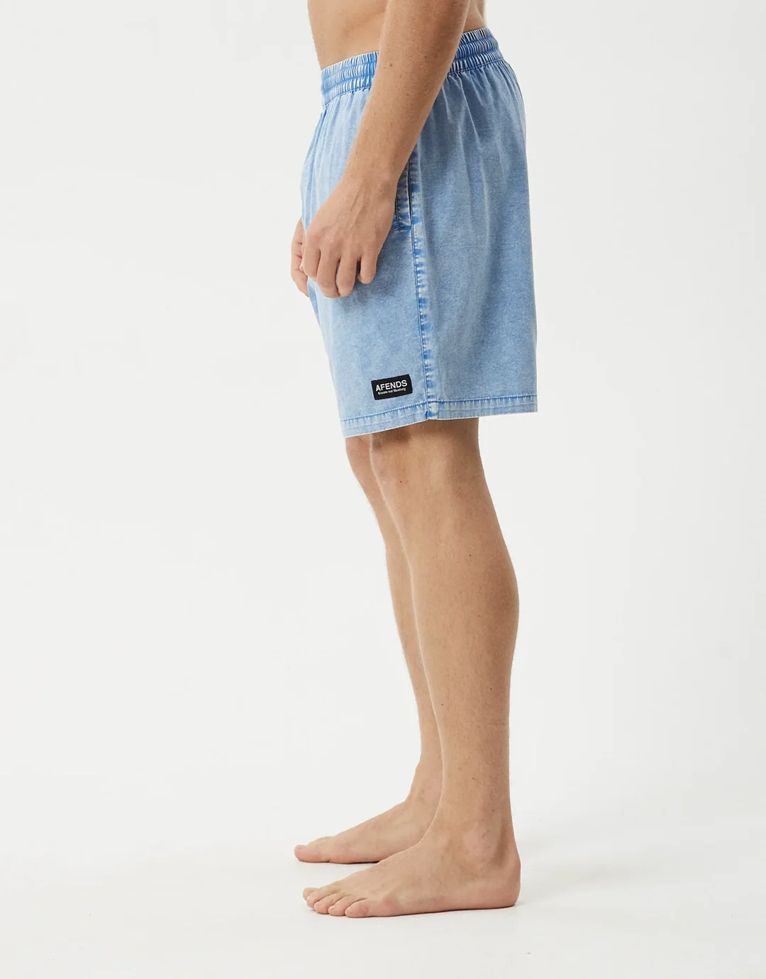 The Dopamine 18" Swim Shorts - Blue Acid Wash - Image 5
