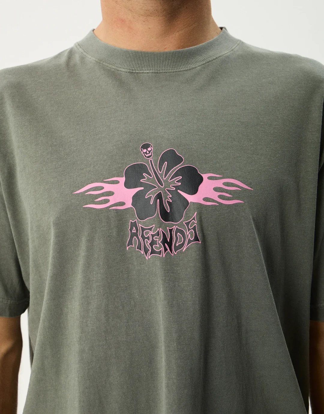 Wiped Out Boxy T-Shirt - Washed Sycamore - Image 6