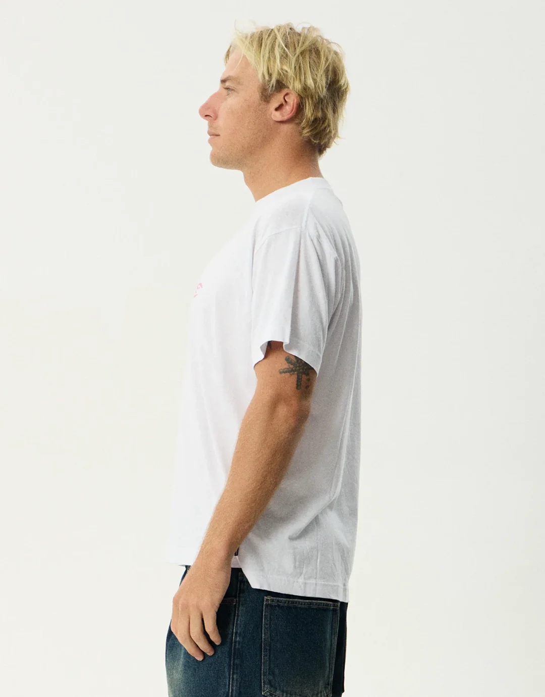 Wiped Out Boxy T-Shirt - White - Image 5