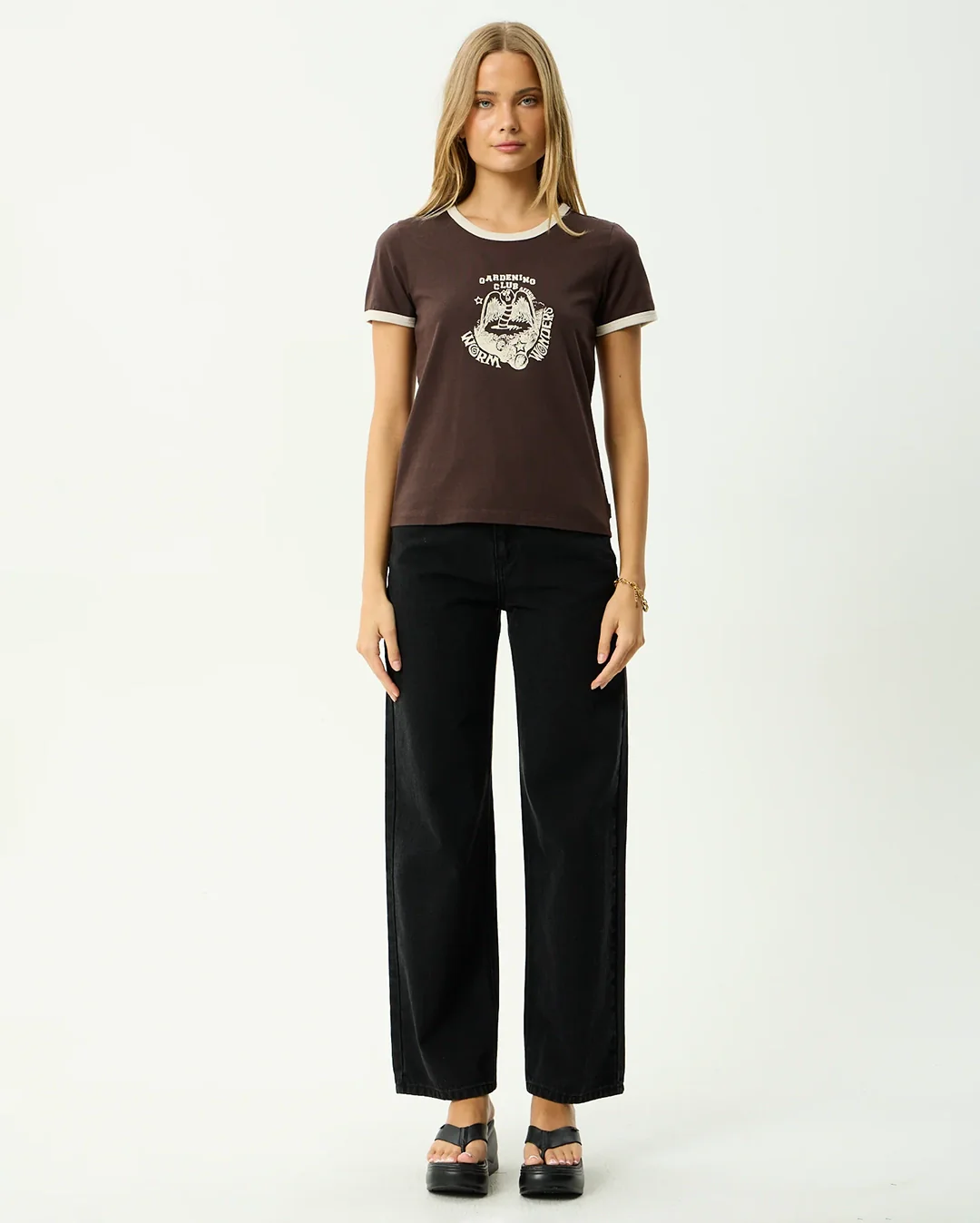 Wonders - Ringer T-Shirt - Coffee