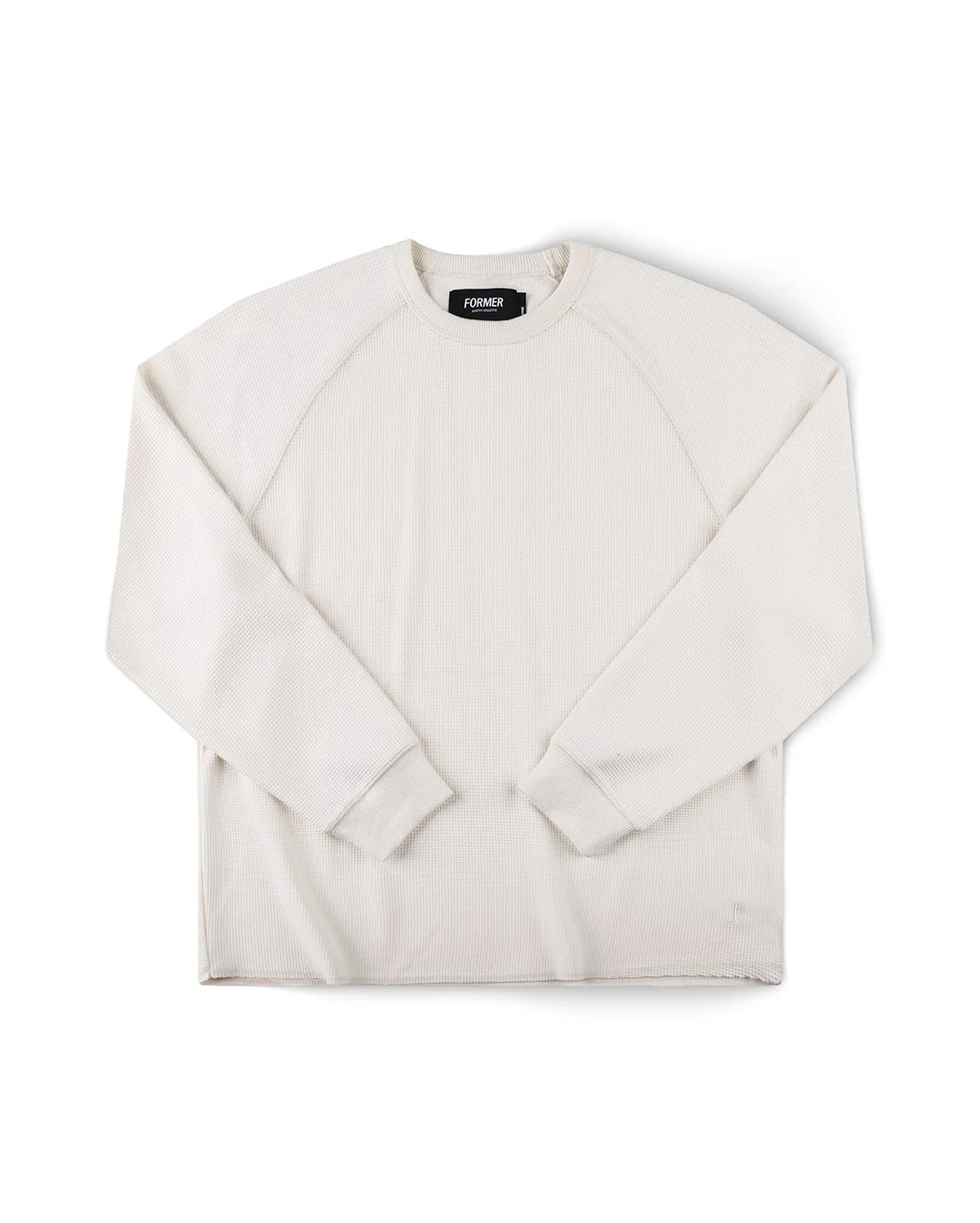 Ag Raglan Waffle - Bone