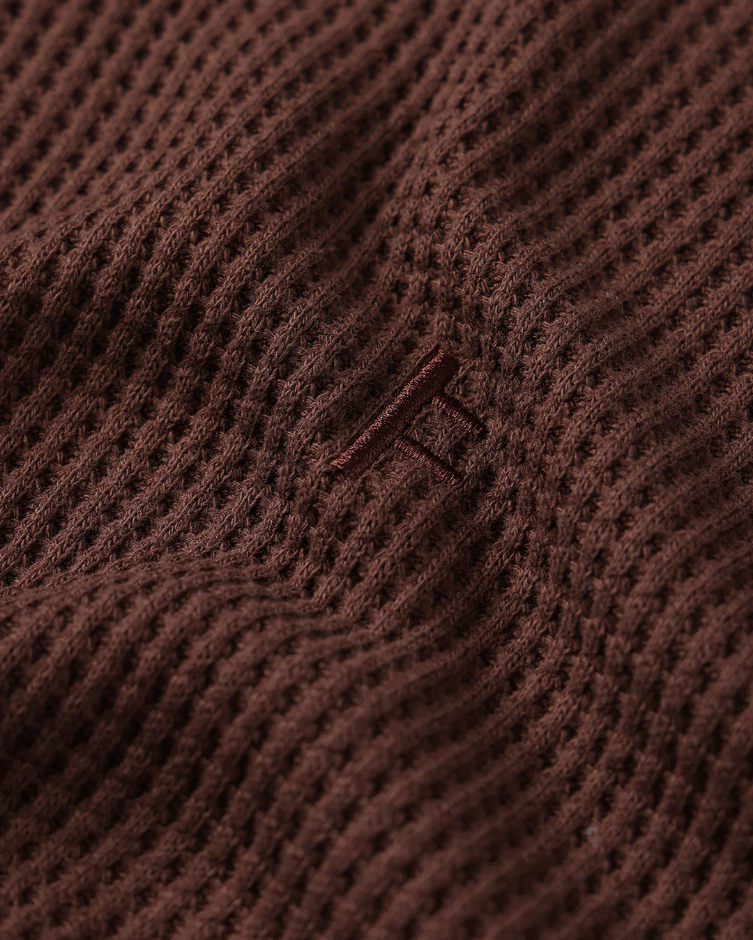 Ag Raglan Waffle - Brown - Image 5