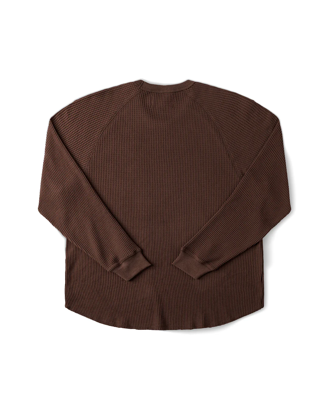 Ag Raglan Waffle - Brown - Image 7