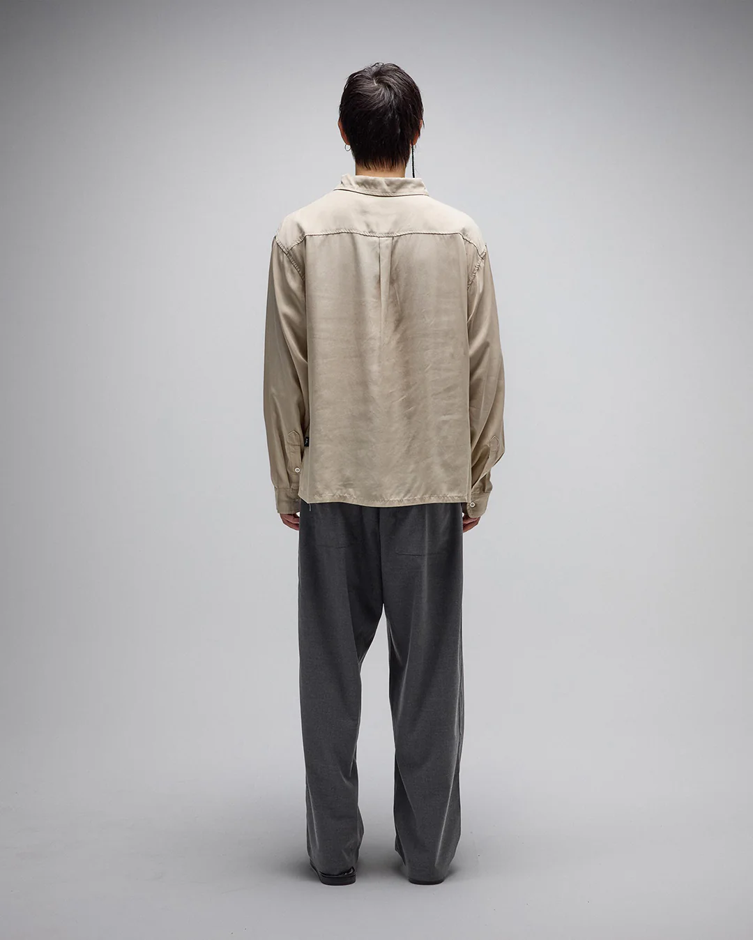 Ag Vivian Boxy Long Sleeve Shirt - Cream - Image 3