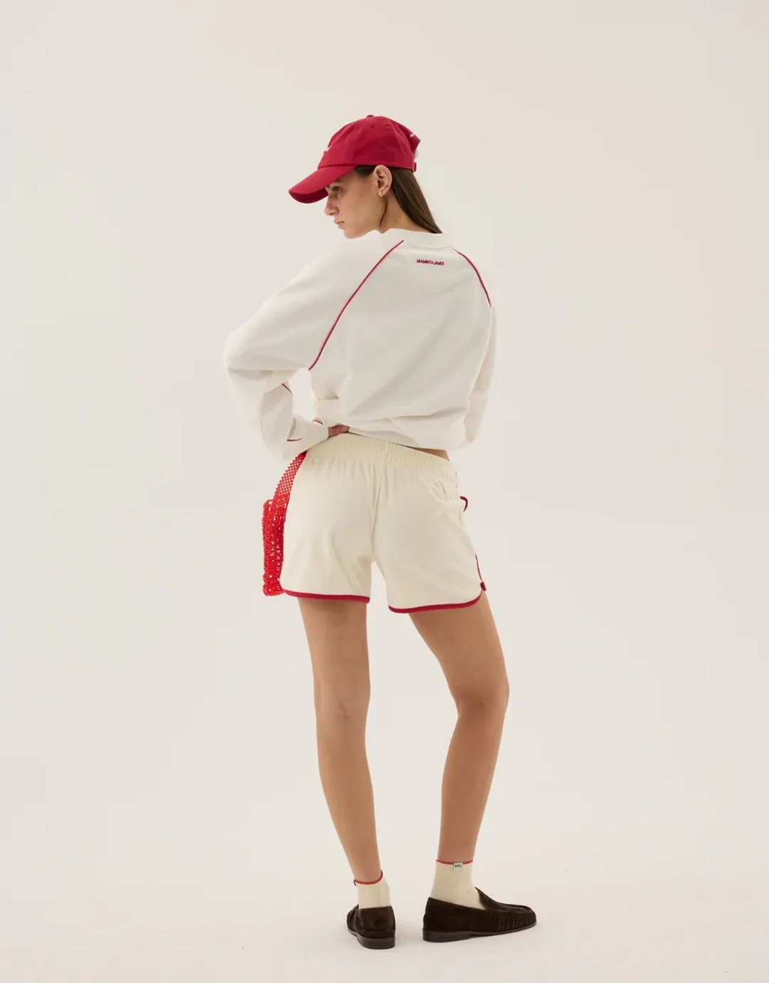 Chilli Terry Short - Warm White - Image 4