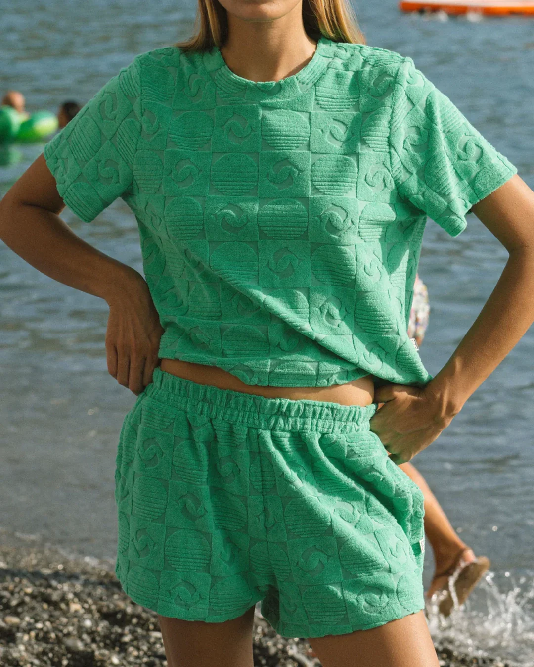 Cruise Dolphin Terry Top - Tropical Green - Image 8