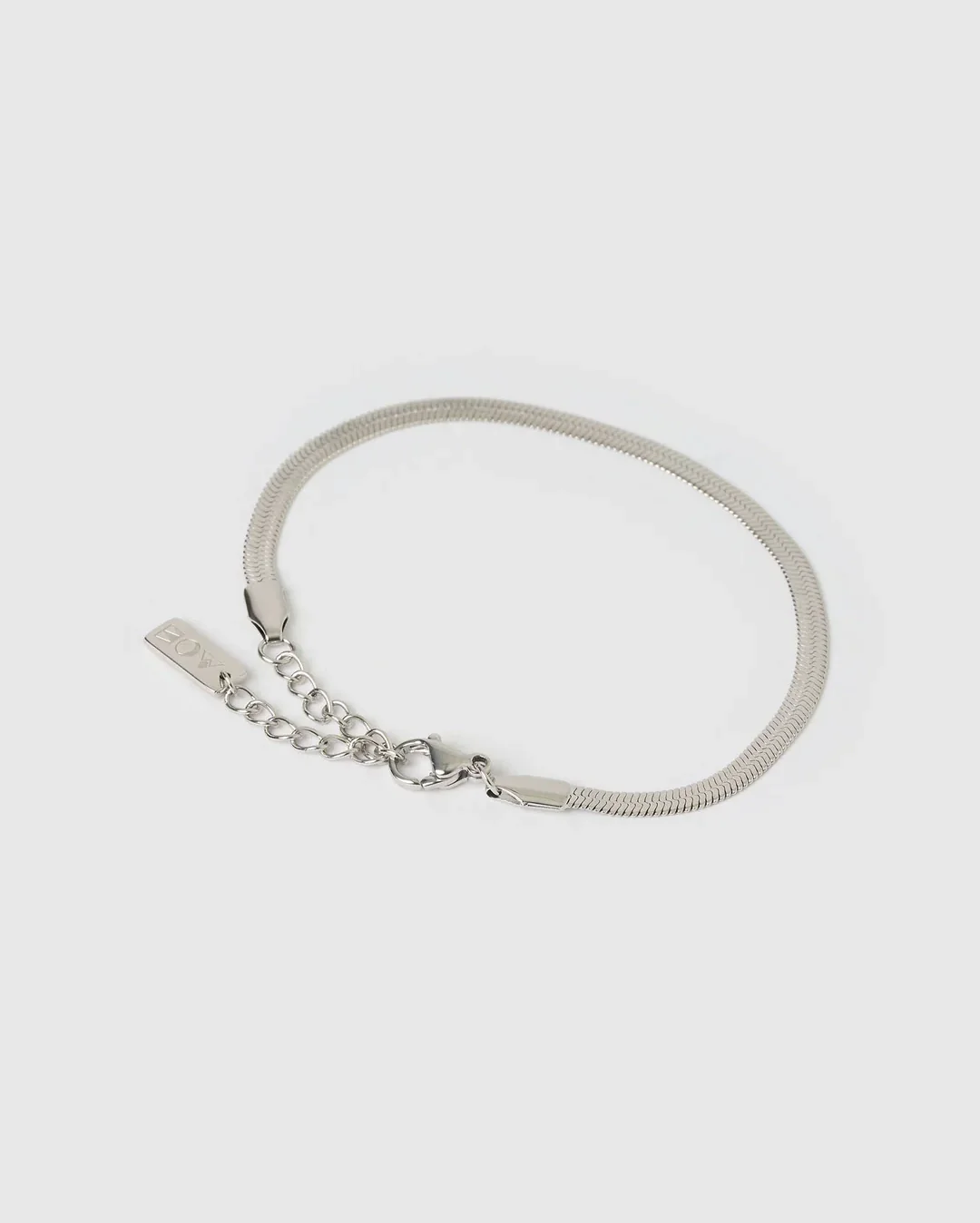 Sylvia Silver Snake Chain Bracelet - Silver - Image 4