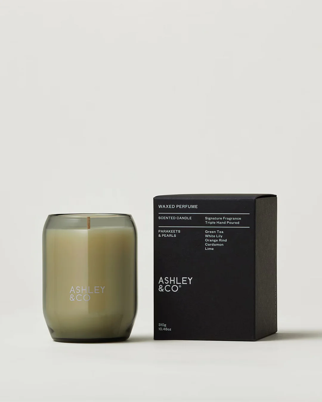 Waxed Perfume Candle - Parakeets & Pearls