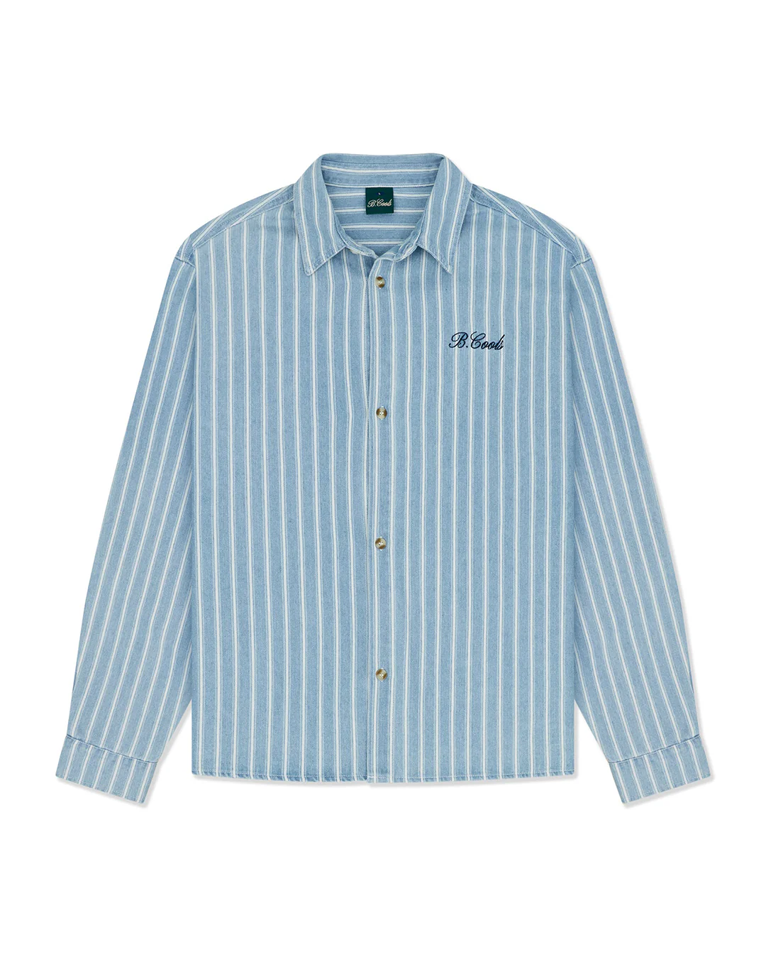 Crop LS Shirt - Blue